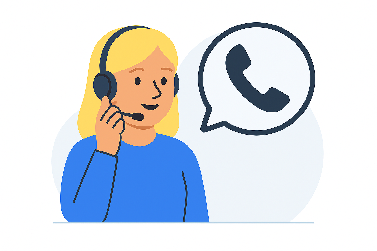Help center support person